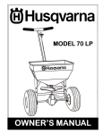 Husqvarna 70 LP User's Manual