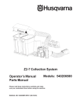 Husqvarna 540200800 User's Manual