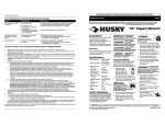 Husky Impact Wrench User's Manual