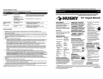 Husky HDT202 User's Manual