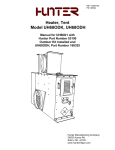 Hunter UH68ODH User's Manual