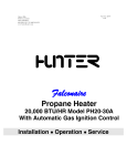 Hunter PH20-30A User's Manual
