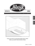 Hunter 82040 User's Manual