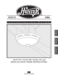 Hunter 43041-01 User's Manual