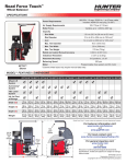 Hunter Engineering GSP9700 Specification Sheet