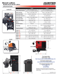 Hunter Engineering BL500 Series Specification Sheet