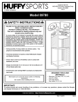 Huffy 89780 User's Manual