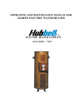 Hubbell Electric Heater Company MSE User's Manual