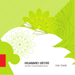 Huawei U8100 User's Manual