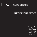 HTC Thunderbolt Thunderbolt User's Manual