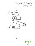 HTC C3 ONEV4GBUNLOCKEDBLACK User's Manual
