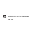 HP Z27i User's Manual