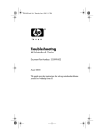 HP Troubleshooting Notebook Series 320399-002 User's Manual