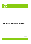 HP Travel Phone User's Manual