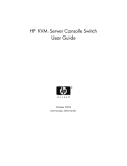 HP Switch KVM User's Manual