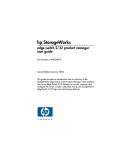 HP StorageWorks Edge Switch 2/32 User's Manual