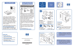 HP 1100ux Getting Started Guide