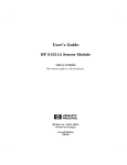 HP 81531A User's Manual