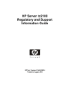 HP Server tc2100 User's Guide