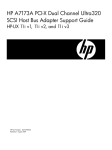HP SCSI Host Bus Adapters User's Manual