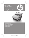 HP Scanjet 5000 Sheet-feed Scanner series Getting Started Guide