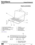 HP QUICKSPECS 615 User's Manual