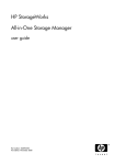 HP ProLiant High Availability Storage Servers User's Manual