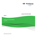 HP PROCURVE W.14.03 User's Manual