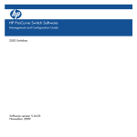 HP PROCURVE 2520 User's Manual