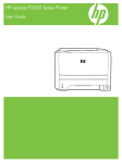 HP Printer P2030 User's Manual