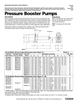 HP Pressure Booster Pumps 0306 User's Manual