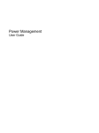 HP Power Management User's Manual