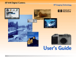 HP Photosmart 618 Digital Camera User's Manual