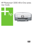 HP Photosmart 3210 All-in-One Printer User's Manual