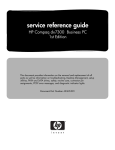 HP Personal Computer 43361 User's Manual