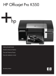 HP K550 User's Manual
