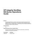 HP NonStop NS-series User's Manual