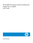 HP NC380T User's Manual