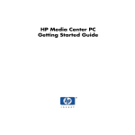 HP Media Center PC User's Manual