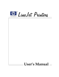 HP LQH-HW 3ULQWHUV User's Manual