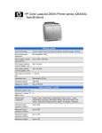 HP 2600n User's Manual