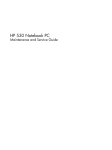 HP Laptop 530 User's Manual