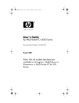 HP h4100 User's Manual