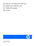 HP T1000 G3 User's Manual