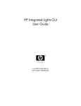 HP Integrated Lights-Out User's Manual
