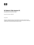HP 2730p User's Manual