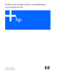 HP GbE2c User's Manual