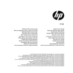 HP f150 Quick Start Manual