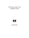 HP F100 User's Manual