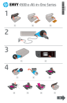 HP ENVY 4500 e-All-in-One Printer Setup Poster